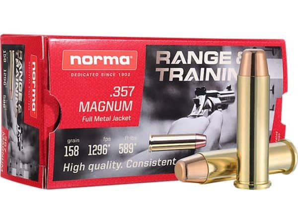 357 MAGNUM – 1000 ROUND CASE – 158 GR FULL METAL JACKET