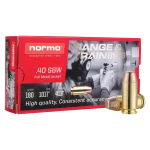 40S&W NORMA – 1000 ROUND CASE – 180 GR FMJ