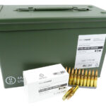 556 NATO BLACK ROUND (SwissP) – 1000 ROUND CAN – 62 GR SS109