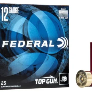 12 GAUGE FEDERAL TOPGUN - 7 1/2 SHOT – 250 ROUND CASE
