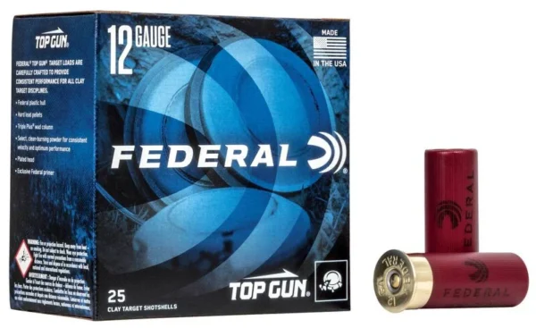 12 GAUGE FEDERAL TOPGUN - 7 1/2 SHOT – 250 ROUND CASE