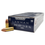 9mm Speer Lawman – 115gr. TMJ 1000 Rounds