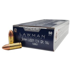 9mm Speer Lawman - 115gr. TMJ 1000 Rounds