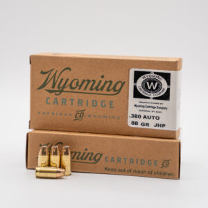 .380 Auto Wyoming Cartridge Company 88 Grain Jacketed Hollow Point