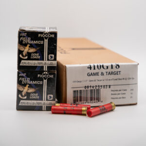 .410 Gauge - Fiocchi Field Dynamics - 2 1/2in 1/2oz #8 Lead Shot
