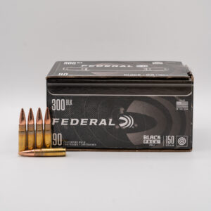 .300 AAC Blackout - Federal Black - 90 Round Box - 150 Grain