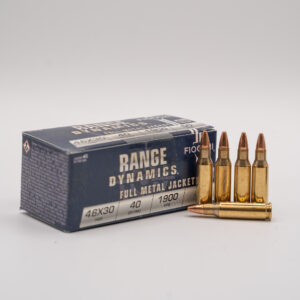 4.6x30 mm HK Ammo - Fiocchi Range Dynamics - 40Gr FMJ - 50 Round Box