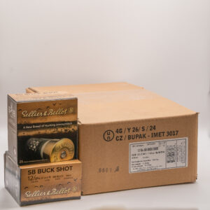 12 Gauge - Sellier & Bellot - 2-3/4" 00 Buckshot 9 Pellets- 250 Round Case