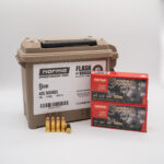 9mm Norma 124gr. FMJ – 400 Rounds – With MTN Can