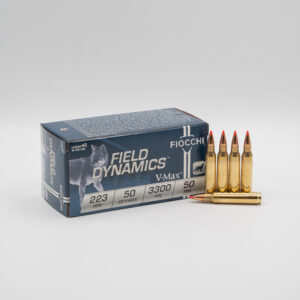 .223 Rem - Fiocchi Field Dynamics - 50 Grain Hornady V‑Max Polymer Tip